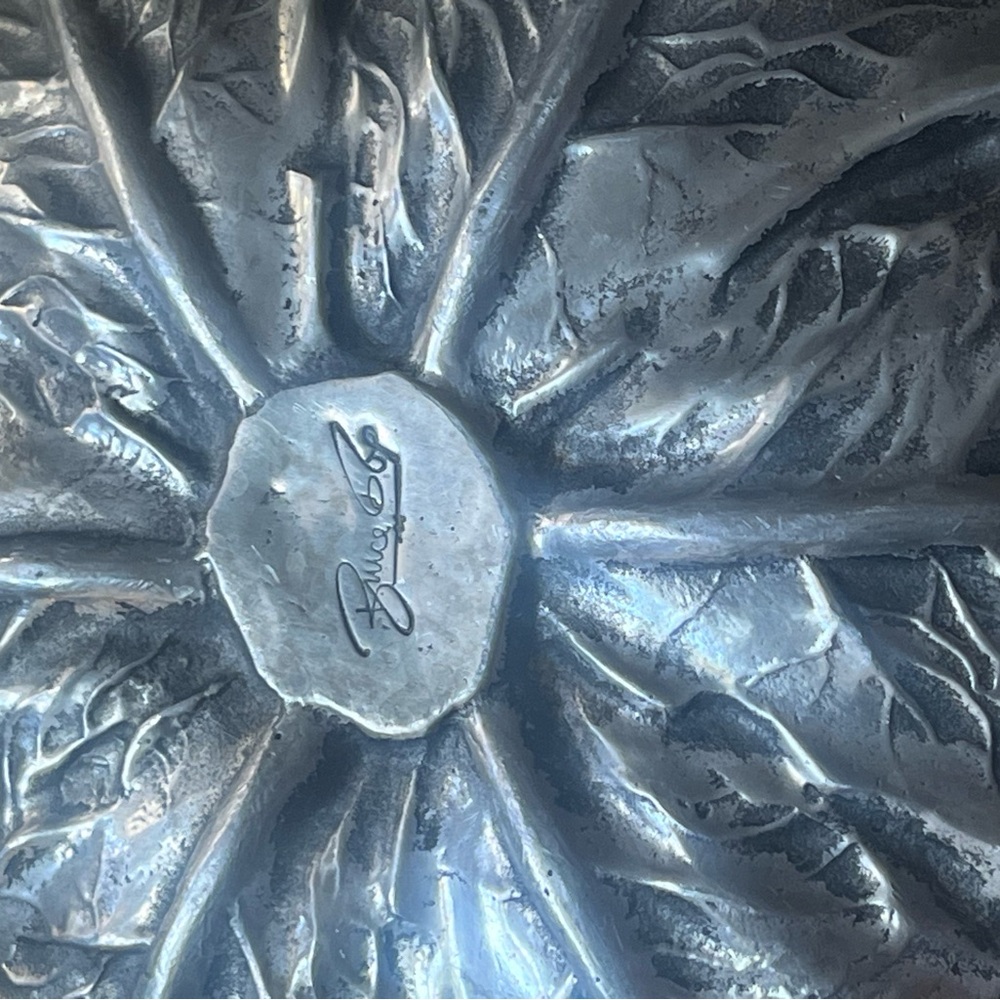 Silver Leaf-Shaped Bowl - Picture 5 of 9